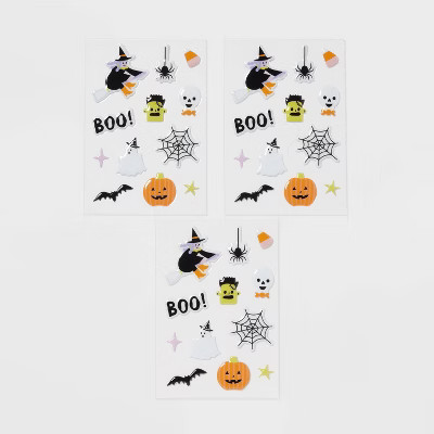 3 Sheets Halloween Stickers - Spritz™ | Target