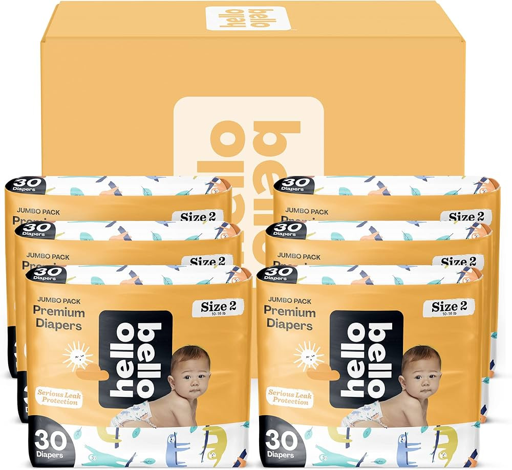 Hello Bello Premium Baby Diapers Size 2 I 180 Count of Disposable, Extra-Absorbent, Hypoallergeni... | Amazon (US)