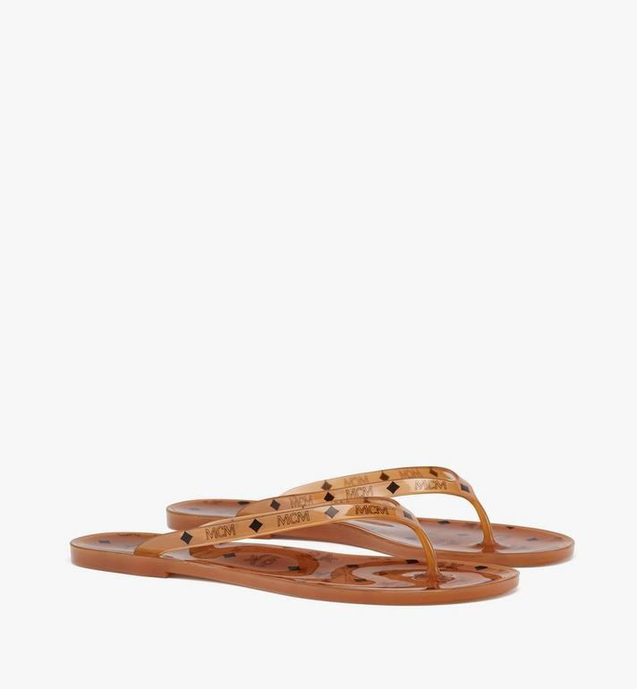 Monogram Jelly Thong Sandals | MCM (US)