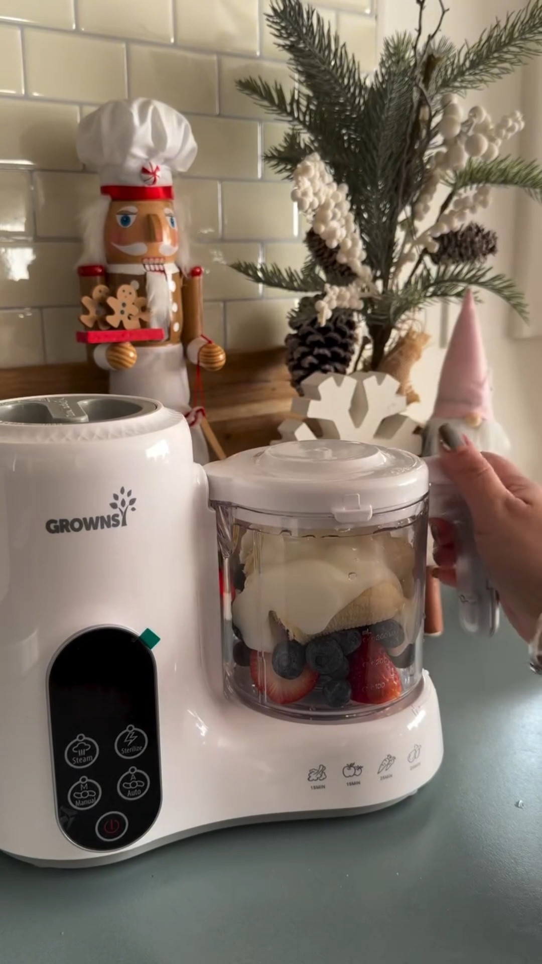 mamas, no more spending money on store pouches and jars!!

This baby food maker is so easy to use and it’s seriously the most versatile tool in my kitchen.

If you feel like spending on something, just get this @grownsy_official baby food maker and thank yourself later 😜 

🔗 link will be in my bio and If you want to save some money you’re welcome to use my discount code: JOANA1107

#grownsybabyfoodmaker
#babyfoodmaker #grownsy #momsoftiktok #homemadebabyfood #momlife #motherhood #fyp #explore #boymom #blessed #reels #gifted #mom #love #asmr