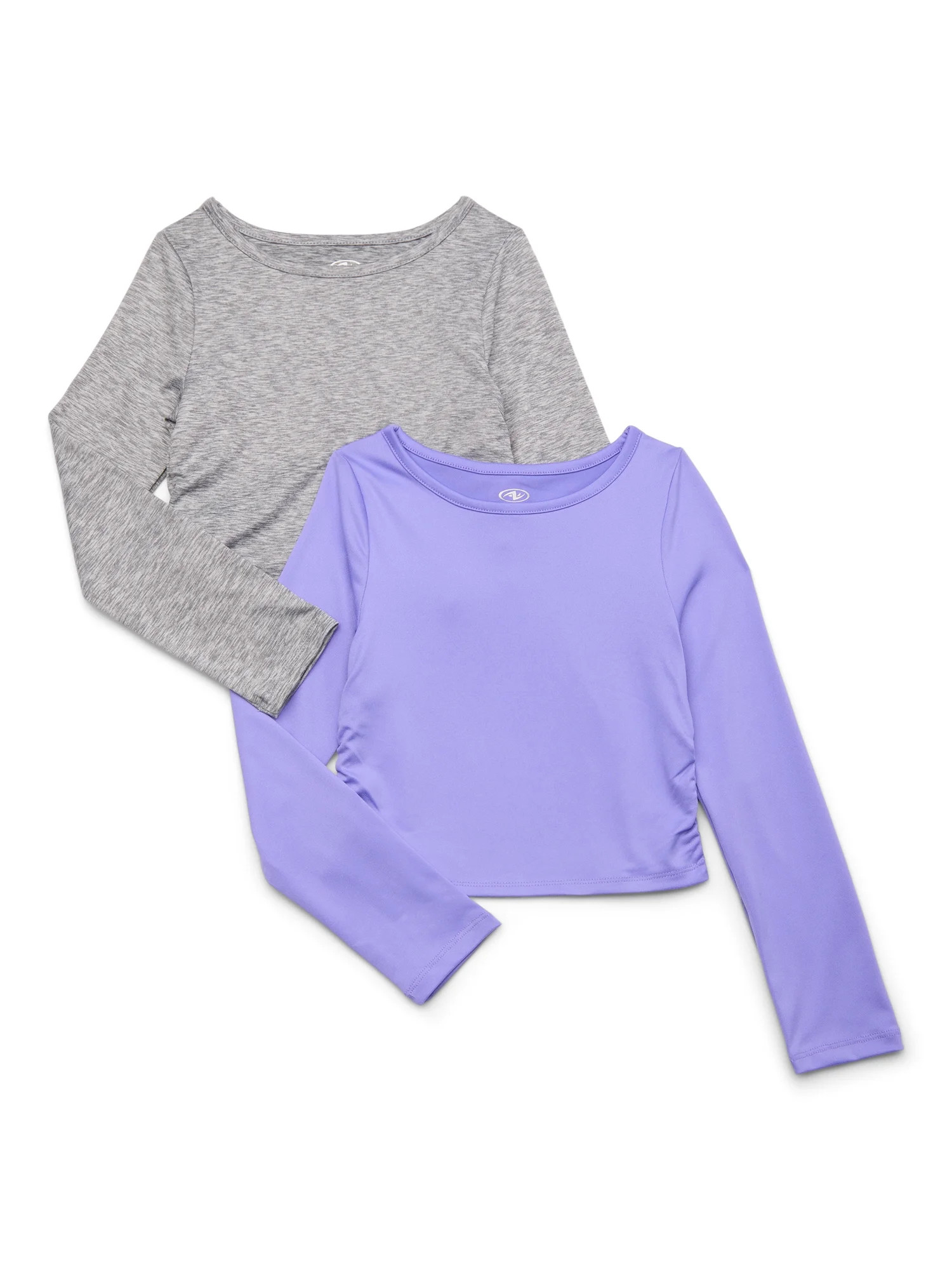 Athletic Works Girls Active Ruched Top, Sizes 4-18 & Plus | Walmart (US)