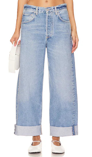 Ayla Baggy Cuffed Crop in Gemini | Revolve Clothing (Global)