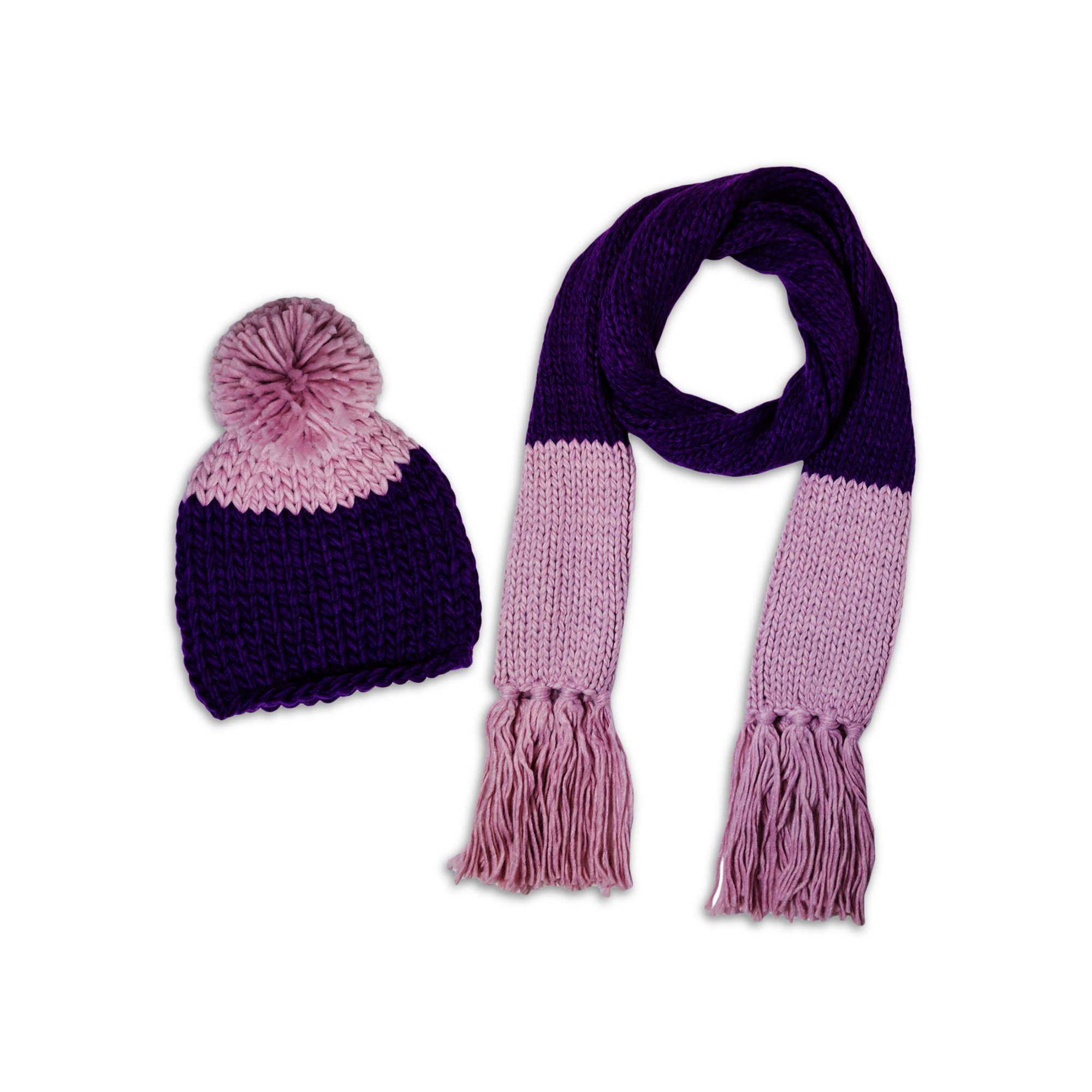 Time and Tru Women's Handcrafted Beanie and Scarf Set | Walmart (US)
