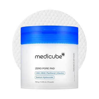 medicube Zero Pore Pad Korean Skincare - 5.46oz/70ct: Exfoliating, Soothing, Contains Lactic Acid, Facial Toner | Target