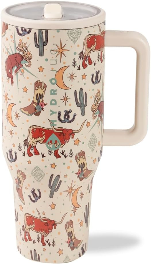 HydroJug Traveler - 32 oz Water Bottle with Handle & Flip Straw - Fits in Cup Holder, Leak Resist... | Amazon (US)