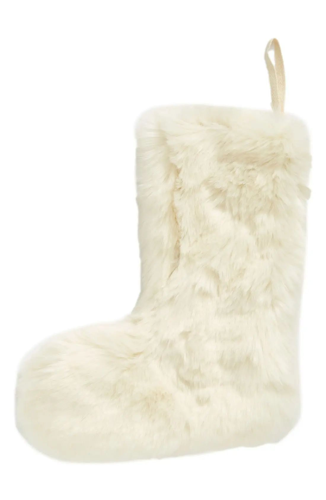 'Cuddle Up' Faux Fur Christmas Stocking | Nordstrom