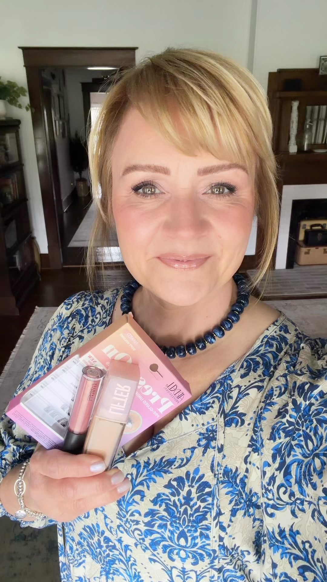 Easter was a good day for lashes, new foundation and a new dress!  My shade in the foundation is 113  

#LTKOver40