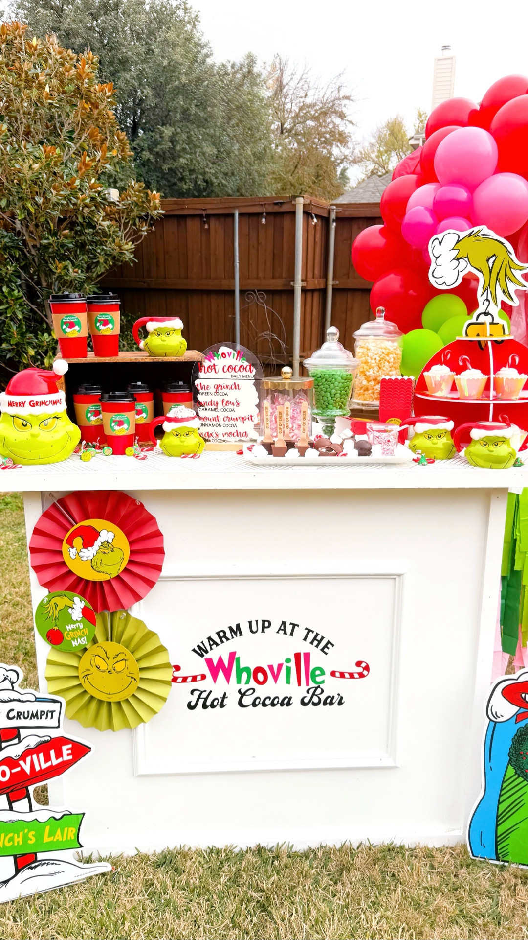 Cozy, colorful, and a little mischievous, this cocoa bar is guaranteed to make hearts grow three sizes!

#LTKSeasonal #LTKfoodie #LTKHoliday