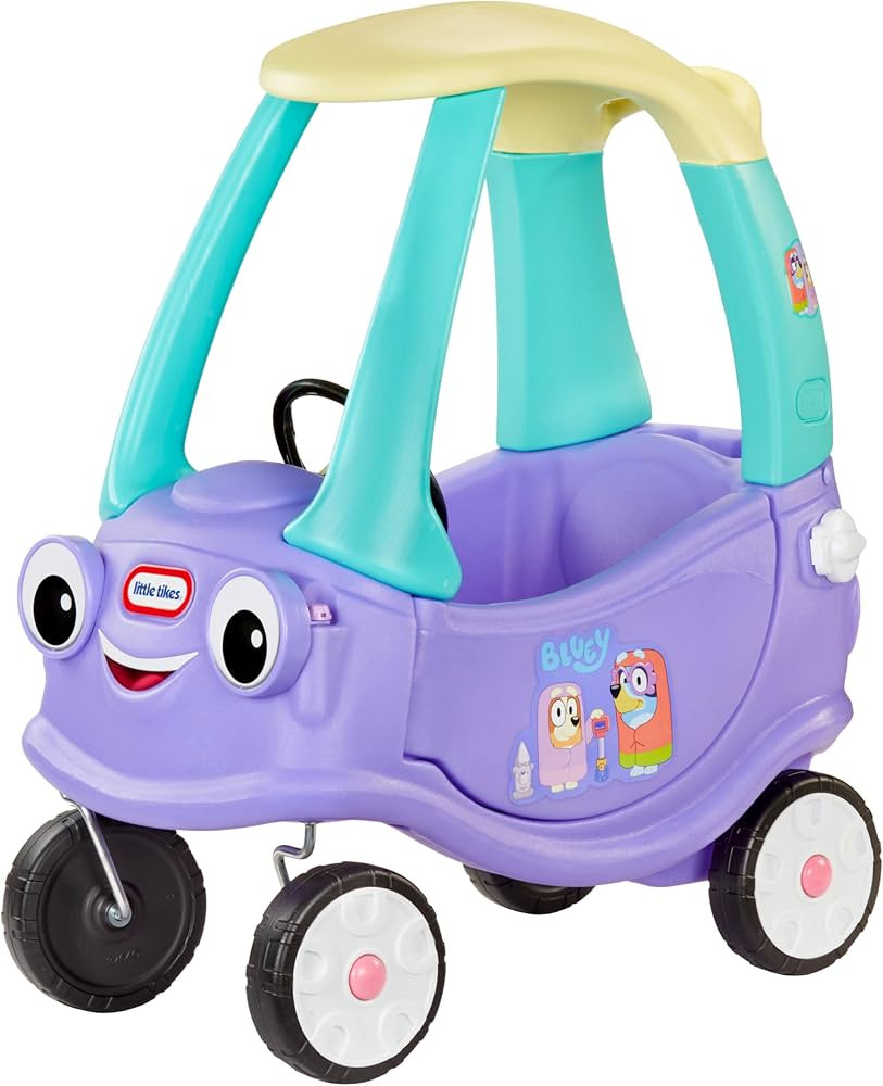 Little Tikes Bluey Grannies Car Coupe with 2 Accessories, Bluey Foot-to-Floor Ride-On, for Boys a... | Amazon (US)