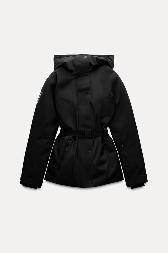 RECCO® TECHNOLOGY WATER RESISTANT AND WIND PROTECTION PADDED ANORAK SKI COLLECTION | Zara US
