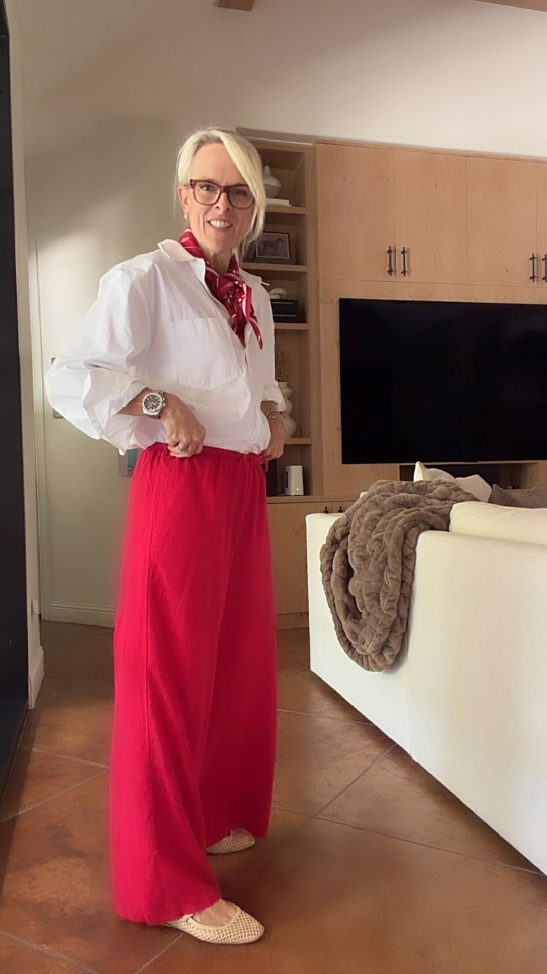 Linen pull on pant @Target 

Linking lots of great scarves they have so many and those are such a fashion trend right now 

Pants fit tts ￼

#LTKootd #LTKOver40 #LTKSaleAlert
