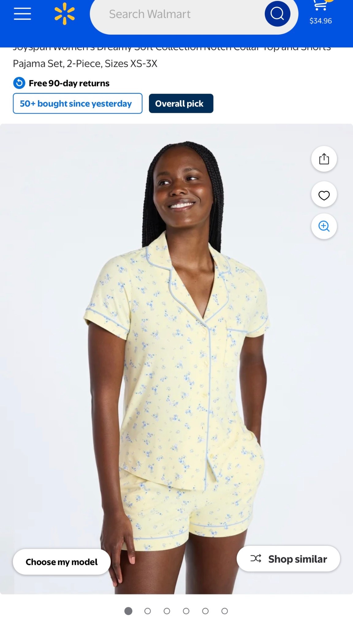 HOW CUTE are these Walmart pajama’s.. the butter yellow with some light blue flowers OMG 😍🩵💛🧈😴

ONLY $16.98!!!! 🤑

Joyspun Women's Dreamy Soft Collection Notch Collar Top and Shorts Pajama Set, 2-Piece, Sizes XS-3X

*linking up some other cute pj options too :)

walmart finds, Walmart fashion, Walmart trends, Walmart deals, Walmart look for less, Walmart pajamas, Walmart sets, pajama shorts, trending at Walmart, hot deals, pajamas under $20, comfy pajama sets, butter yellow pajamas

#LTKmorningroutine #LTKootd #LTKSaleAlert