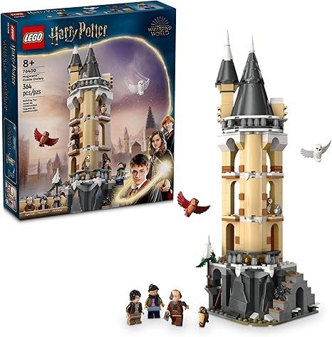 LEGO Harry Potter Hogwarts Castle Owlery Toy, Wizarding World Fantasy Toy for Girls and Boys, Har... | Amazon (US)