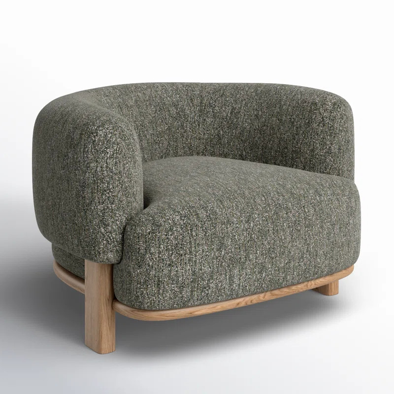 Moris Upholstered Barrel Chair | Wayfair North America