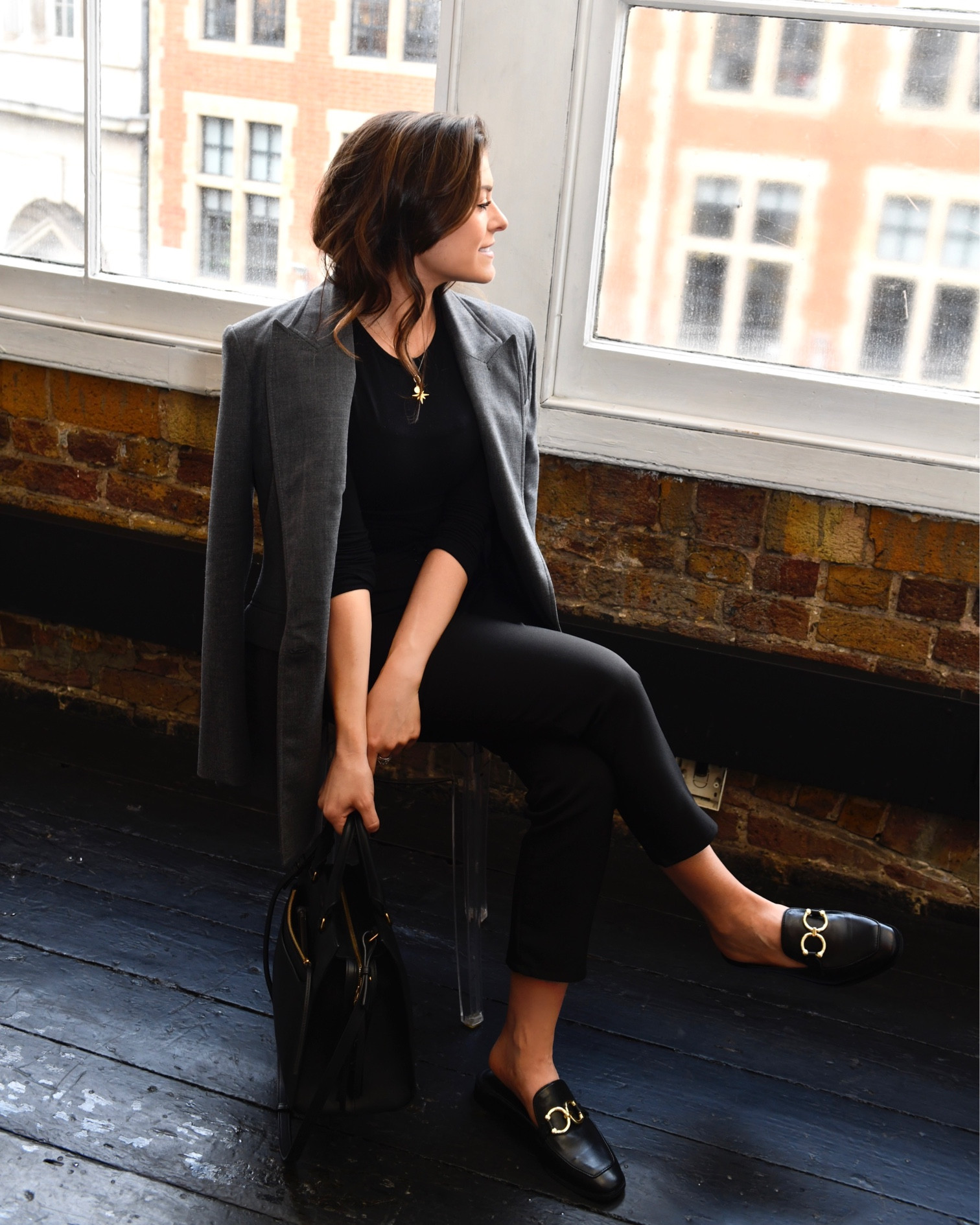 Karen Millen, Ways to wear, Blazer, Spring style, Blazer, Oversized, Black Trousers, Loafers, Gold necklace, Wardrobe Staples, Black Top.

#LTKstyletip #LTKeurope #LTKSeasonal