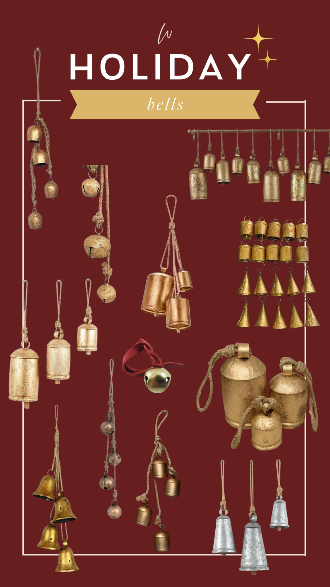 holiday bells from Amazon!

#LTKSeasonal #LTKHome #LTKHoliday