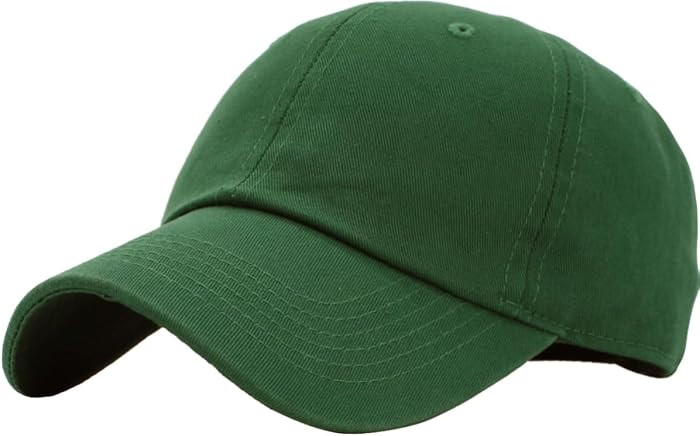 KBETHOS Classic Unisex Cotton Adjustable Low Crown Baseball Cap \u2013 Plain Dad Hat | Amazon (US)