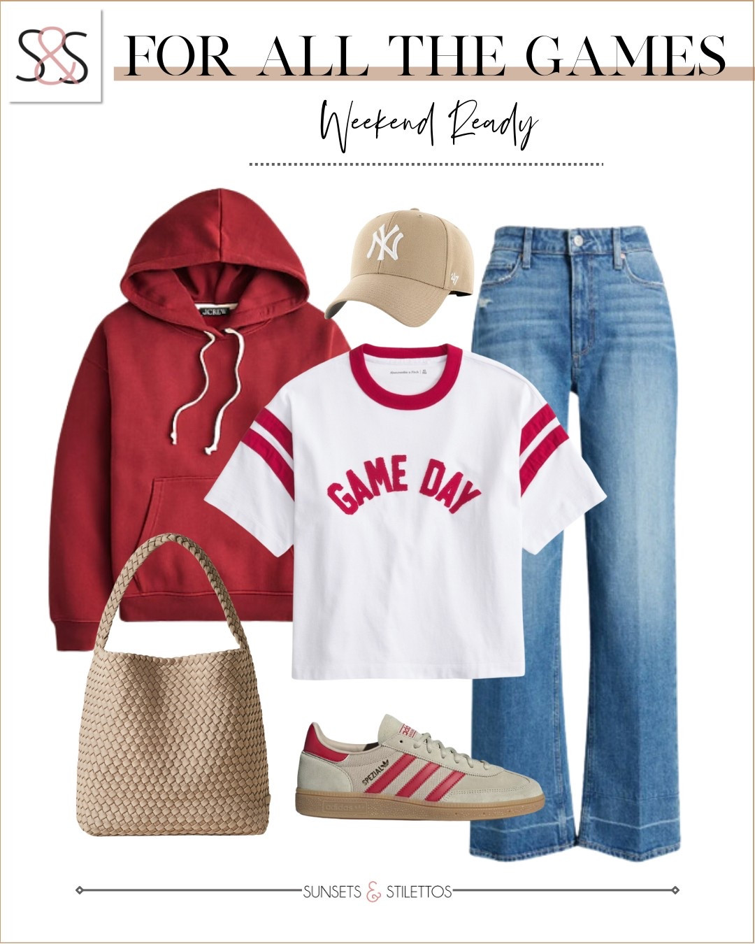 Game day! This hoodie with wide leg jeans is an amazing spring outfit for weekend, soccer or Little League! 

Sunsets and Stilettos, spring games, adidas sneakers 

#LTKFindsUnder50 #LTKOver40 #LTKStyleTip