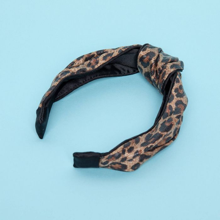 Sincerely Jules by Scunci Knotted Cheetah Print Headband - 1ct | Target