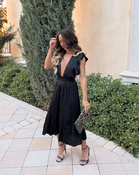 Black wedding guest dress. Linking some similar styles to the one I’m wearing + more dresses!

// #ltkunder50 #ltkseasonal wedding guest dresses, cocktail dress, black dress, lbd, mini dress, midi dress, maxi dress, neutral style, Petal and Pup, Lulus, VICI, vicidolls, Revolve

#LTKwedding #LTKunder100 #LTKFind