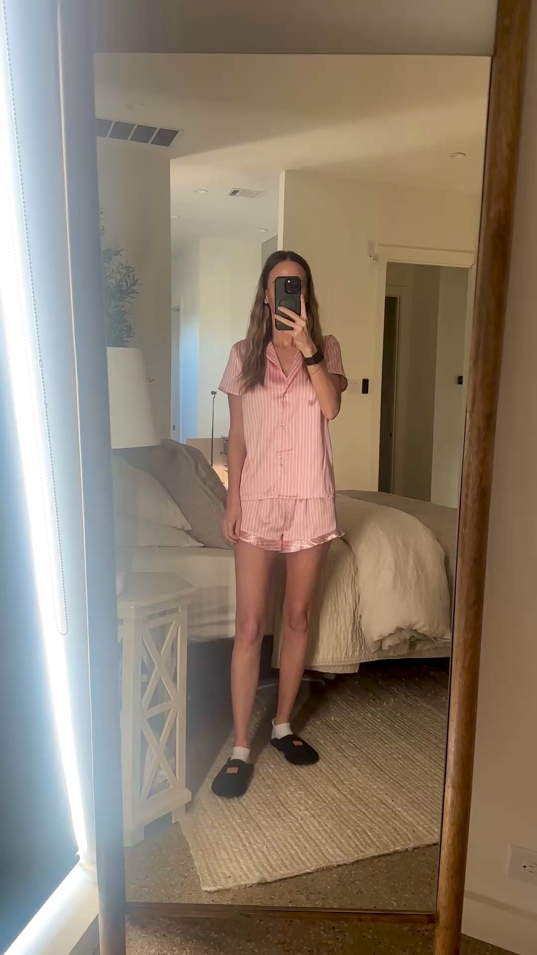 Cute pajamas that are on sale! These are some of my favorite matching pj sets, and they make great gifts! There are a ton of color/print options and the buttons are functional. And these house slippers are always on my feet if I’m inside! PJ Size: small PJ Color: pink and white stripe Slippers Size: 4.5-5.5 Slippers Color: black

Amazon Spring Sale, matching pajamas set, pink pajamas, striped pajamas, spring pjs, spring pajamas, summer pjs, summer pajamas, girls trip, ootd, house shoes

#LTKootd #LTKSaleAlert #LTKselfcare