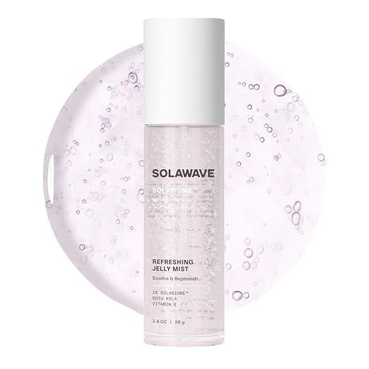 Solawave Refreshing Jelly Mist Toner with Gotu Kola, Prebiotics, Probiotics, Hydrating Pro Vitami... | Amazon (US)