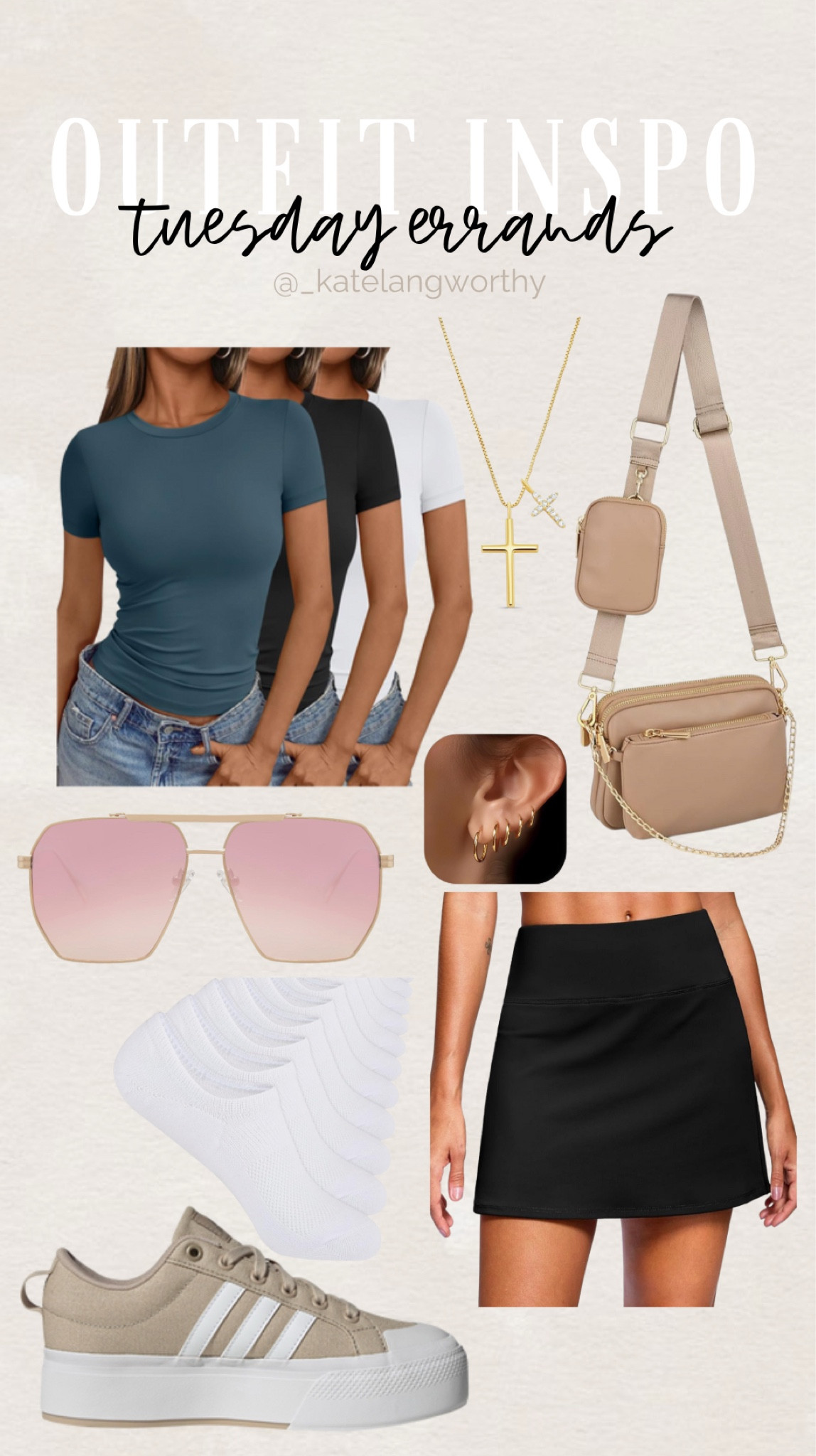 Tuesday errands OOTD with finds from Amazon! 🏃🏽‍♀️ 

#LTKStyleTip #LTKShoeCrush #LTKActive