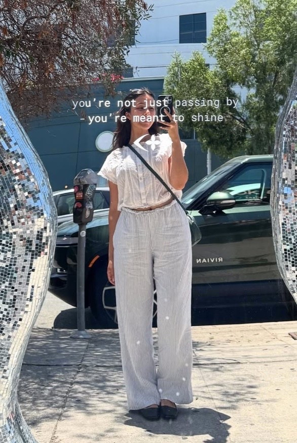 I am a repeat wearer of this outfit 🩵 closest matches I could find are linked! Ballet flats are the same 🩰

#LTKdayinmylife #LTKootd #LTKSeasonal