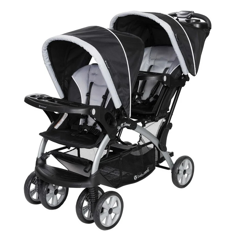 Baby Trend Sit N Stand Double Stroller, Stormy | Walmart (US)