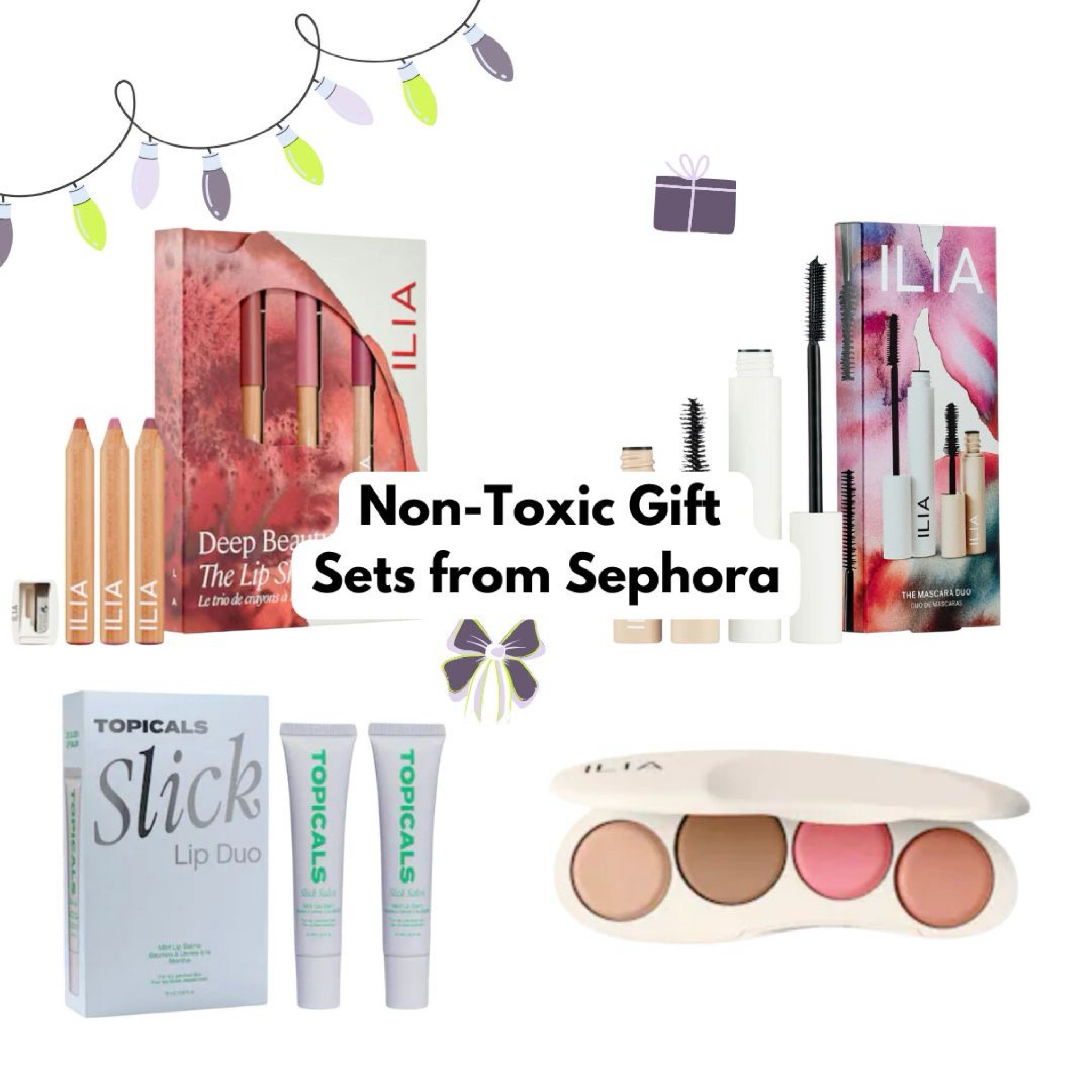 Non-toxic makeup sets at Sephora this year! 

#LTKHoliday #LTKBeauty #LTKGiftGuide