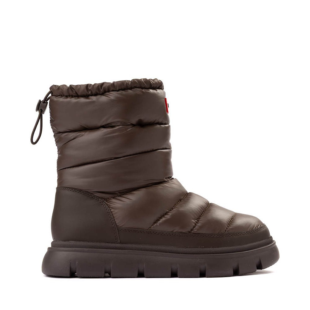 Womens Hunter Maribel Lug Sole Insulated Waterproof Snow Bootie - Dark Brown | Journeys