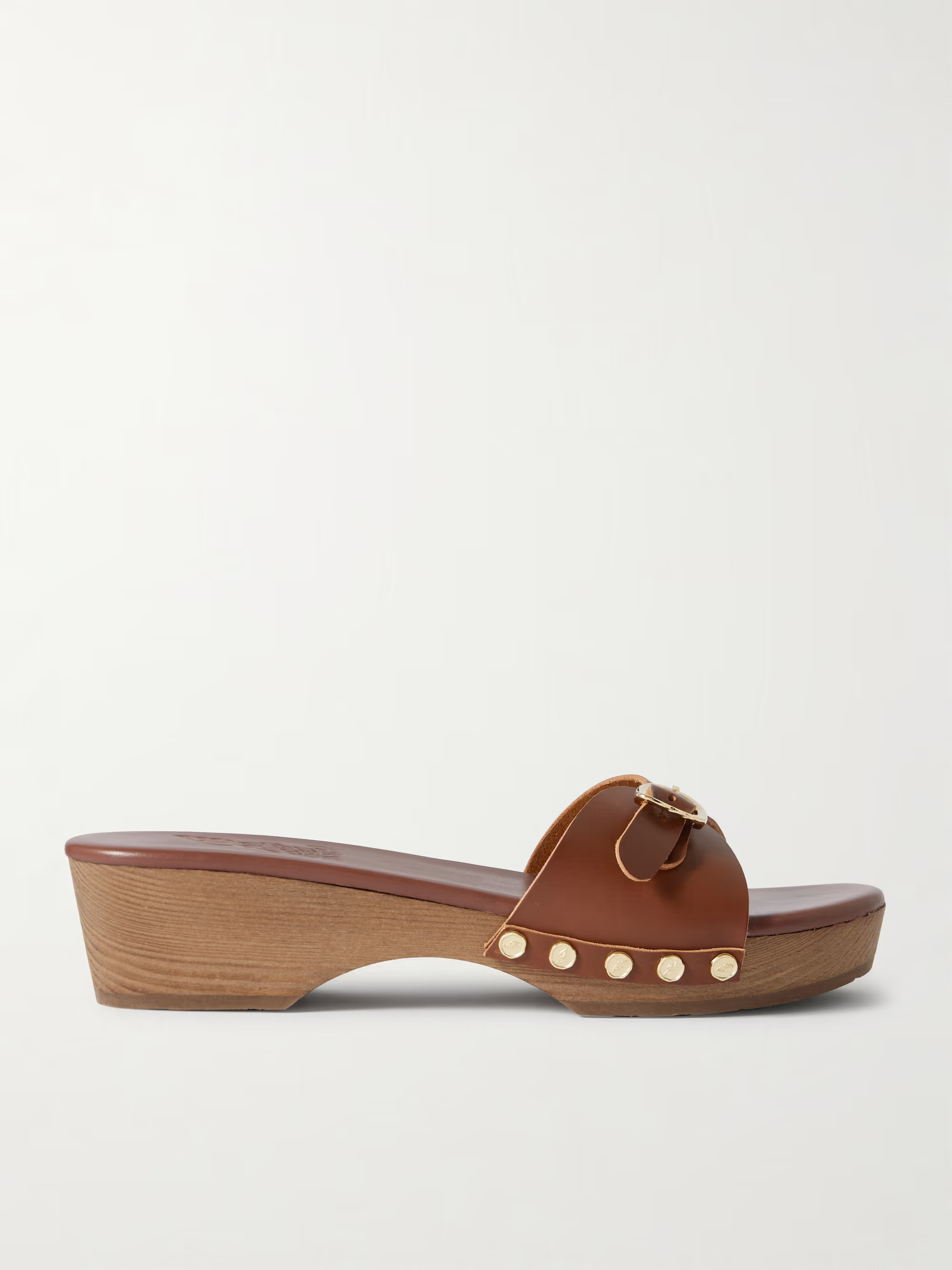 Omonia studded leather clogs | NET-A-PORTER APAC