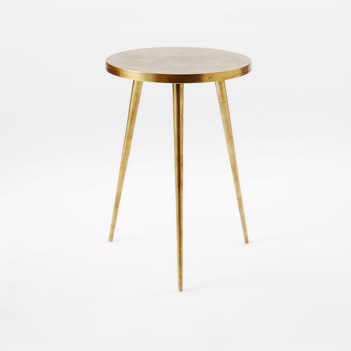Casted Tripod Round Side Table (15") | West Elm (US)