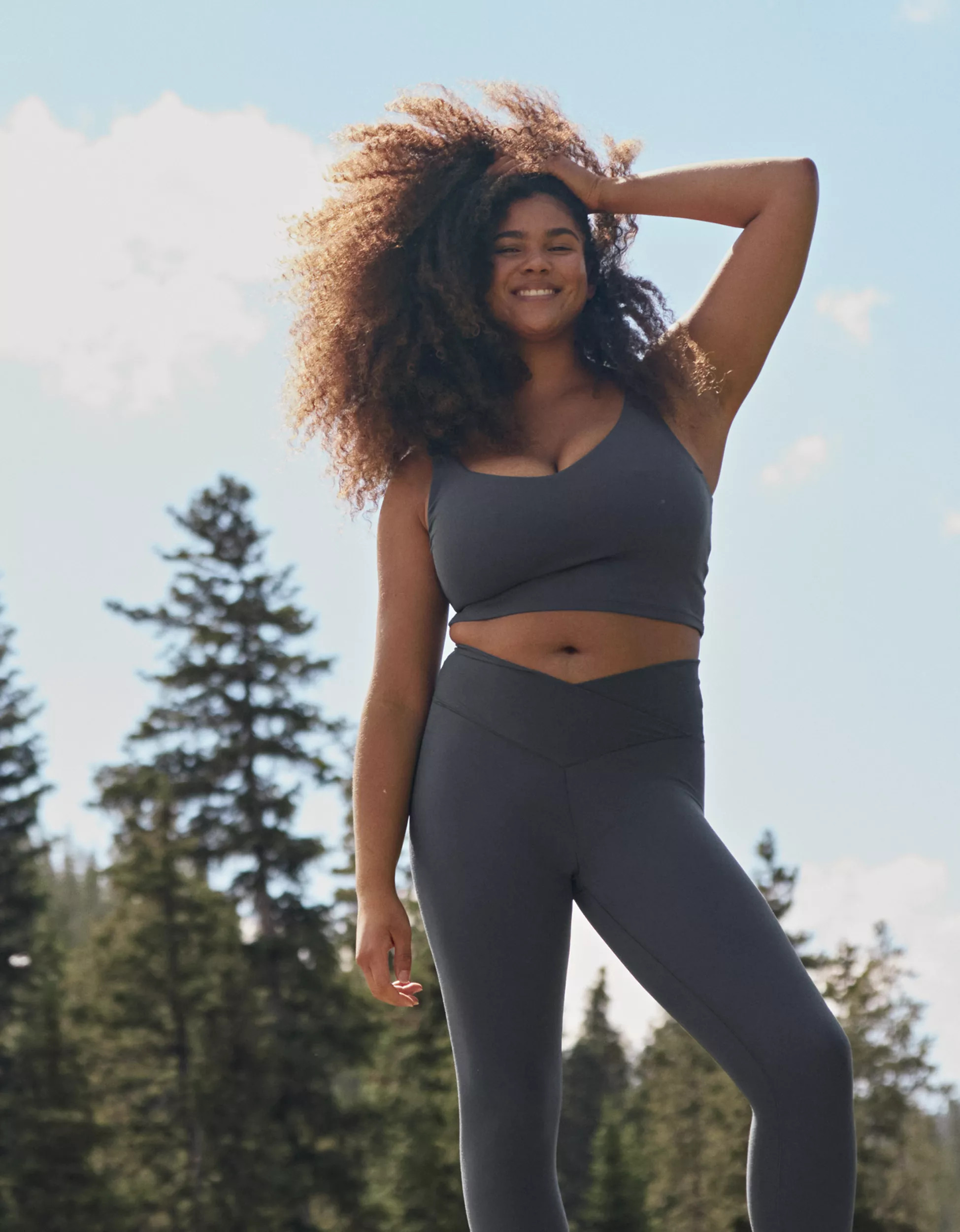 OFFLINE By Aerie Real Me Low Key Longline Sports Bra | Aerie