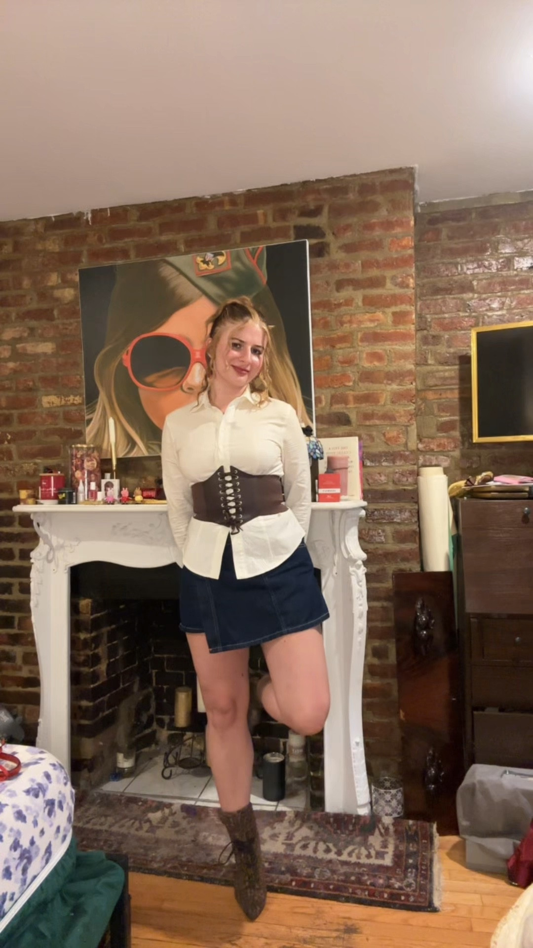 outfit of the day! 🤎 corset belts are one of my favorite ways to accessorize and elevate a basic look. this is my all time favorite corset belt: so flattering and not uncomfortable !

#LTKShoeCrush #LTKStyleTip #LTKFindsUnder100