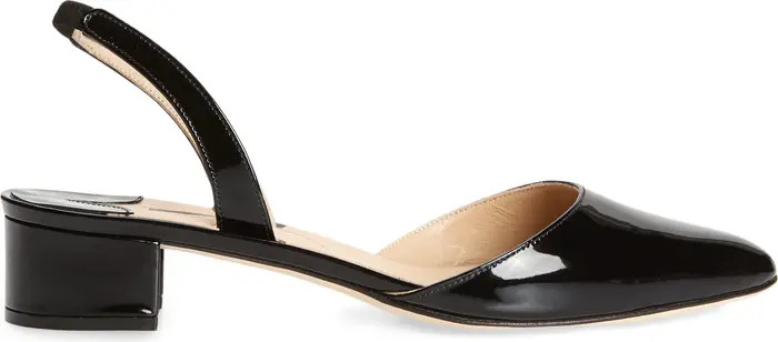 Manolo Blahnik Aspro Block Heel Slingback Pump (Women) | Nordstrom | Nordstrom