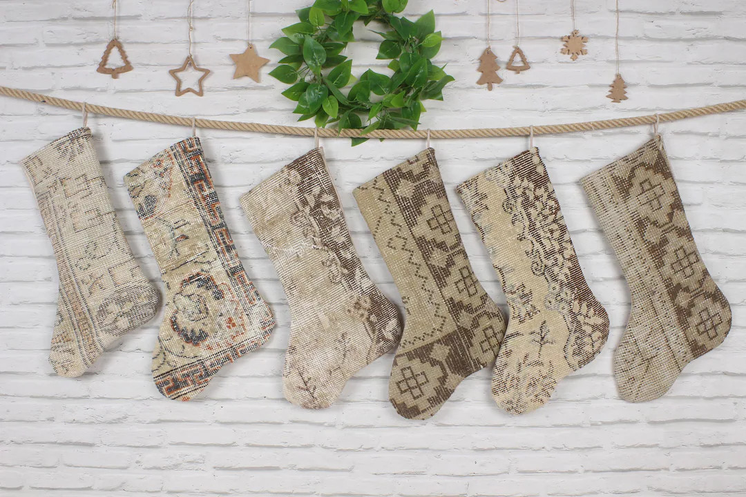Handmade Kilim Stocking, Vintage Christmas Stocking, Unique Holiday Decor, Personalized Stocking ... | Etsy (US)