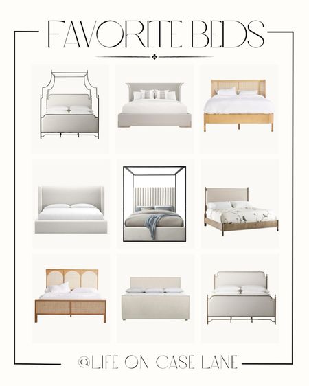 Favorite beds - king bed, queen bed, upholstered bed, bed frame 

#LTKhome