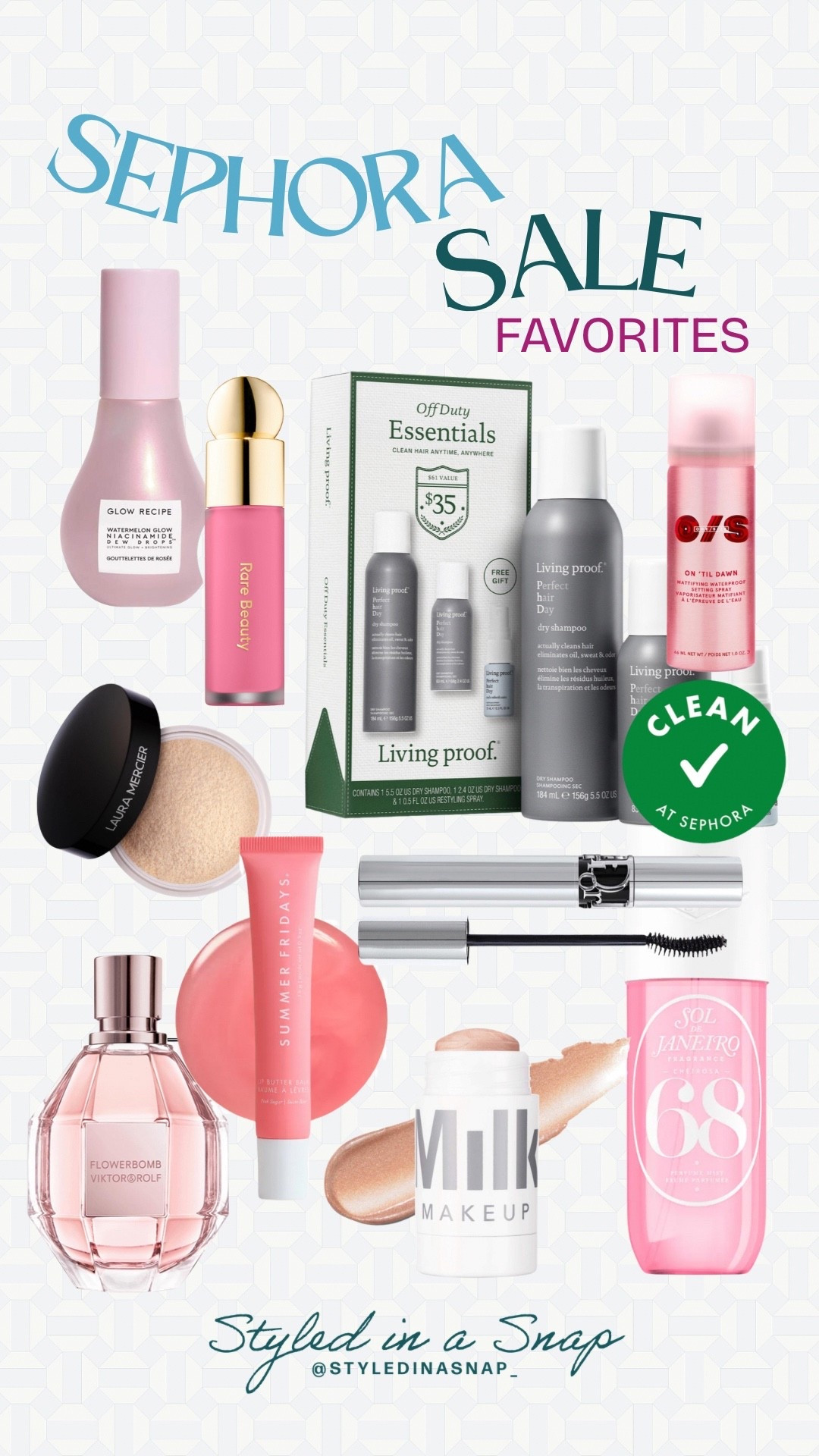 The Sephora ends soon, but I had to share my favorites before it is over. From amazing hair products, the best loose powder, perfume go-tos, the viral lip balm and the serum to give you glowy skin.
Beauty favs, spring fragrance  

#LTKBeauty #LTKOver40 #LTKSaleAlert
