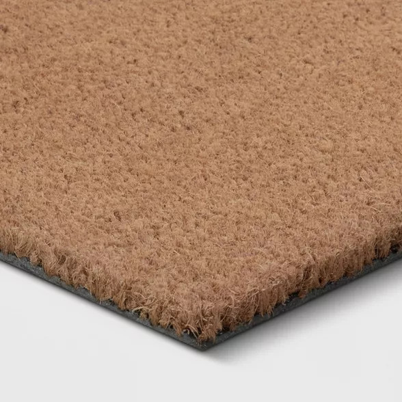 1'6"x2'6" Solid Doormat Beige - Room Essentials™ | Target