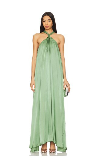Huppsala Maxi Dress in Kombu Green | Revolve Clothing (Global)