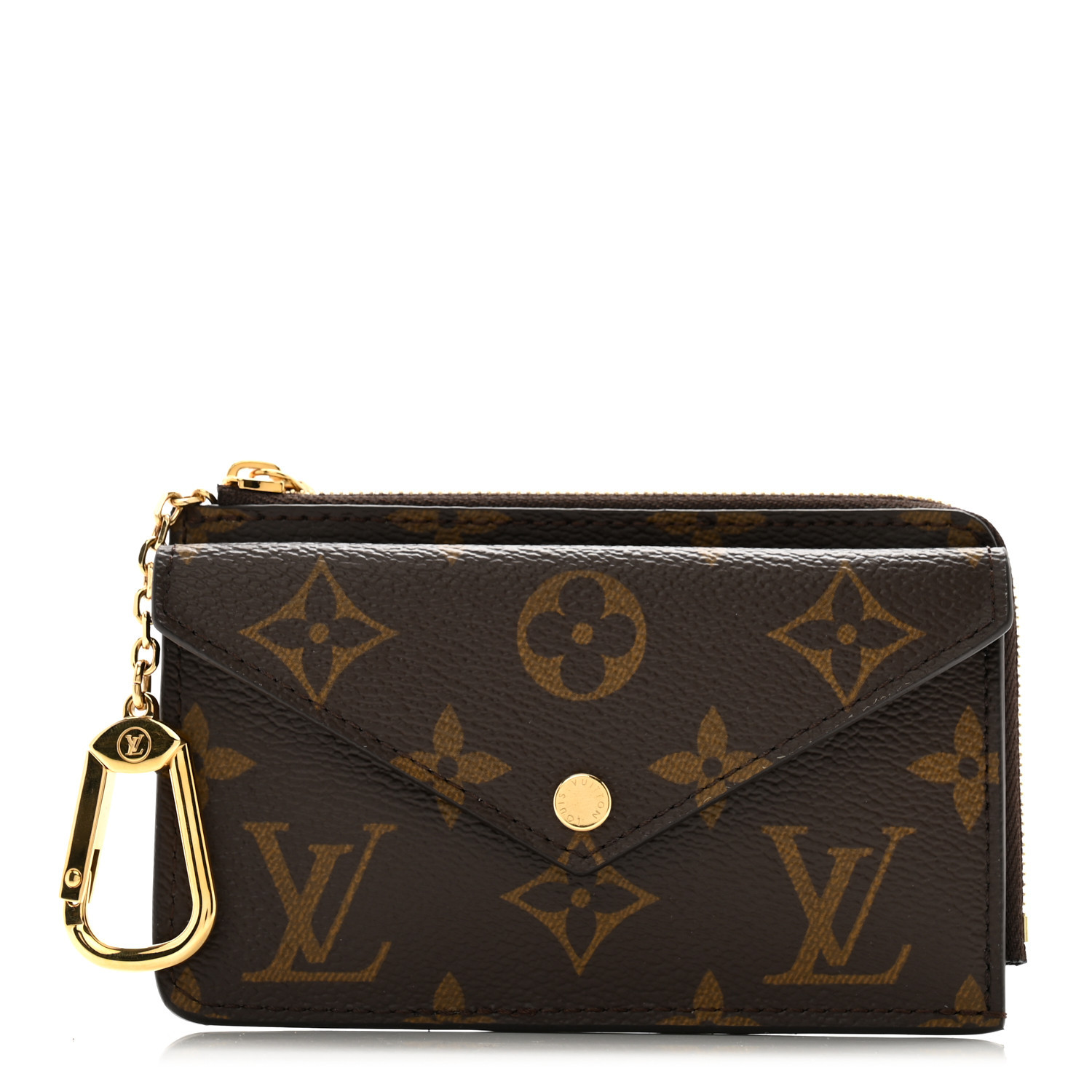 Monogram Recto Verso Card Holder Black | FASHIONPHILE (US)