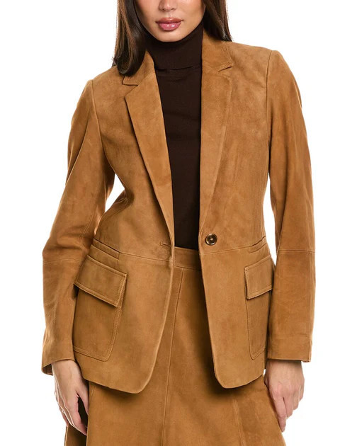 Kobi Halperin Brenna Suede Blazer | Shop Simon