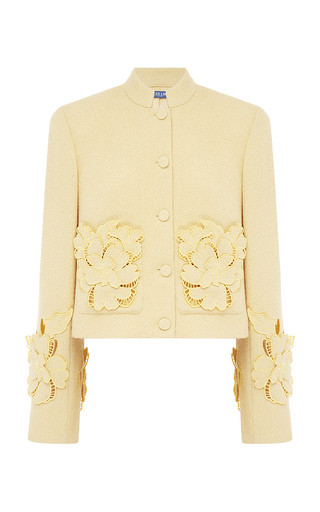 Blythe Applique Tweed Jacket | Moda Operandi (Global)
