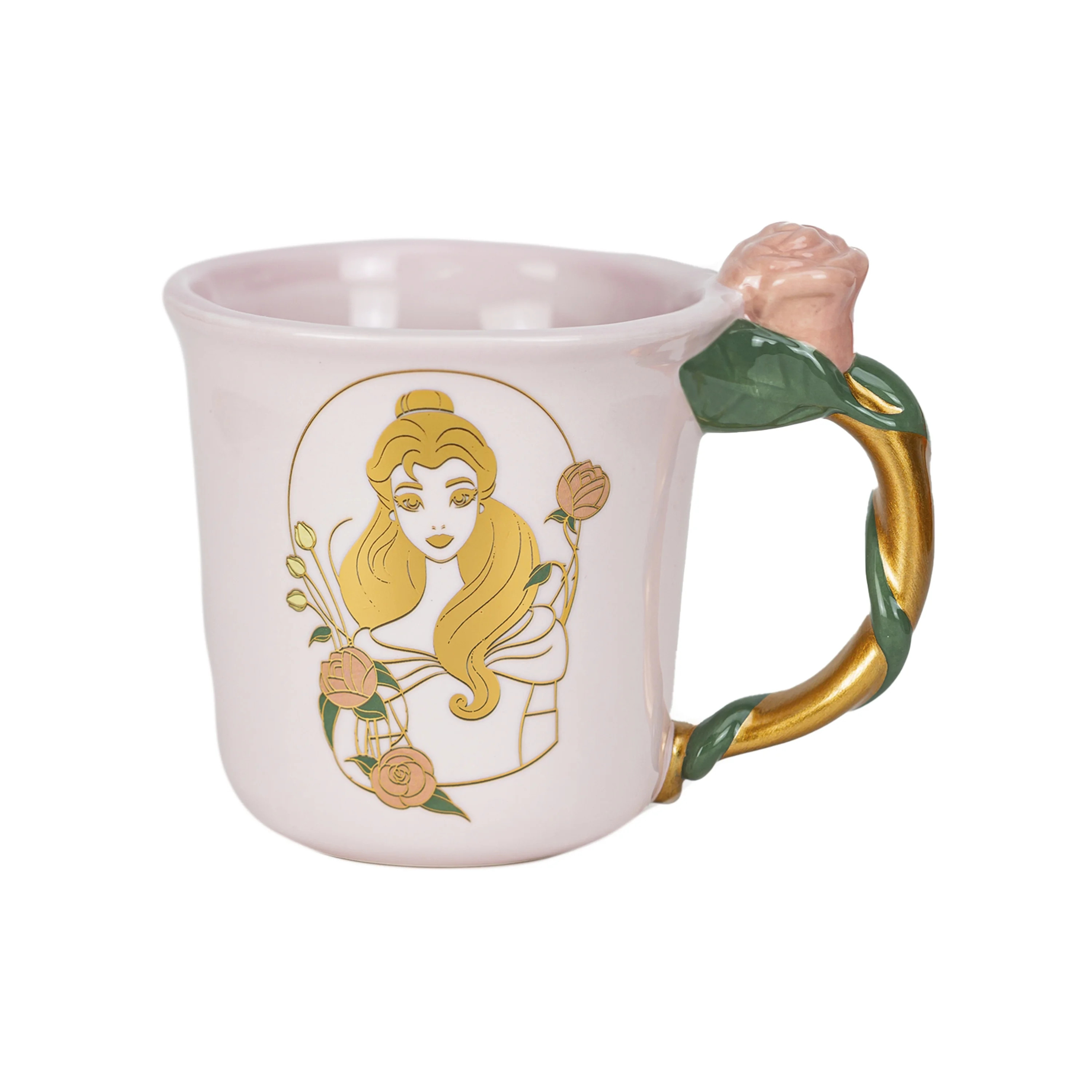 Zak Designs Beauty and The Beast Sculpted Handle Mug, Belle | Walmart (US)