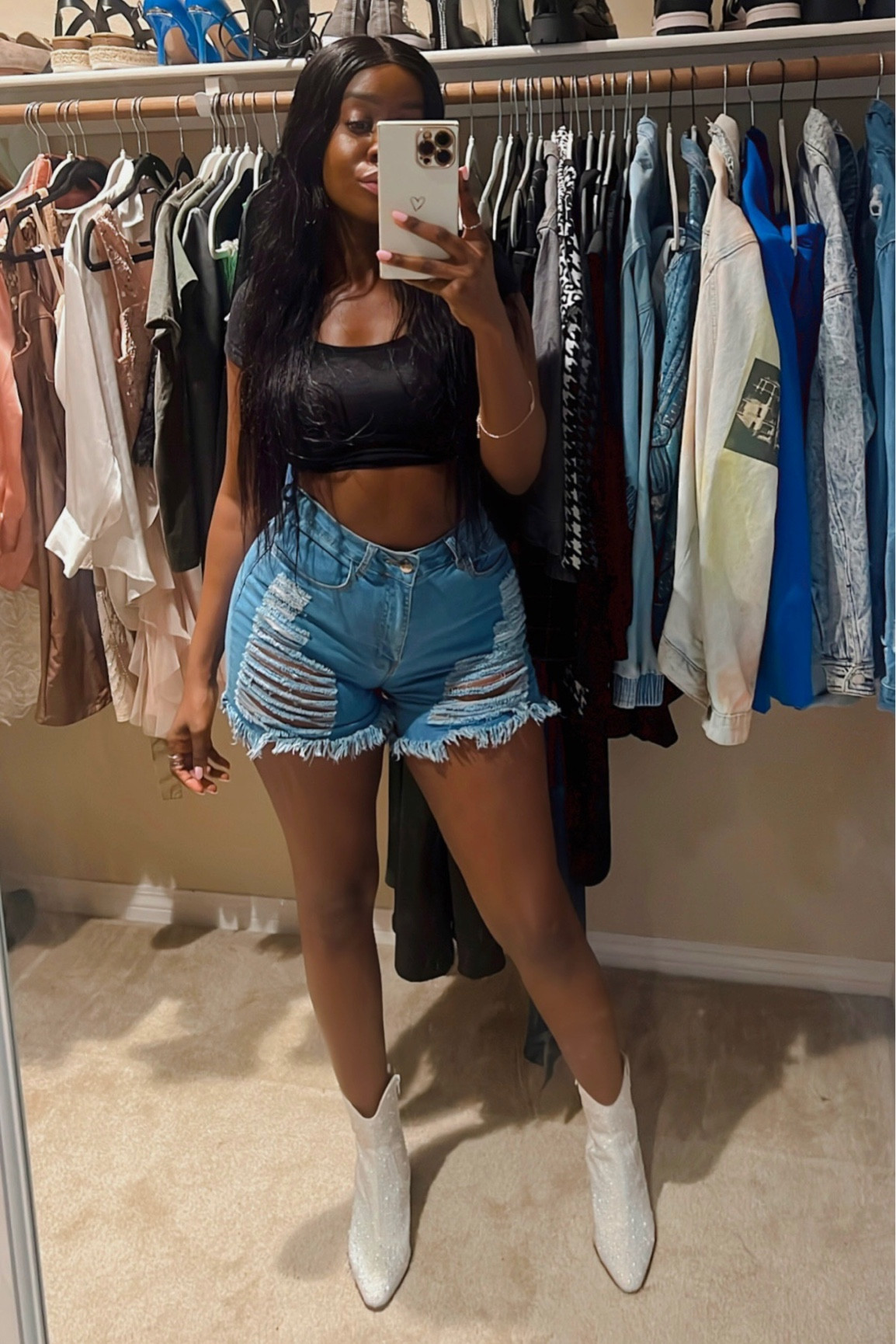 my cowgirl outfit is coming together! the sparkly cowgirl boots are GIVING henny 😭 obsessed 

#LTKGiftGuide #LTKshoecrush #LTKSale