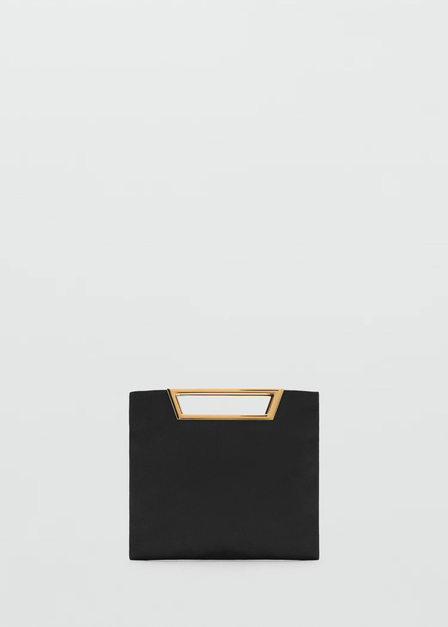 Handbag with metal handle - Women | MANGO United Kingdom | MANGO (UK)