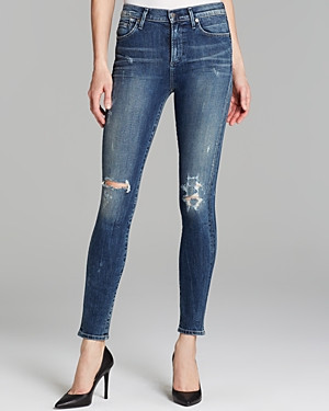 Citizens of Humanity Jeans - Destroyed High Rise Rocket Skinny in Indie | Bloomingdale's (US)