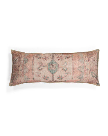 13x35 Oversized Boho Lumbar Pillow | TJ Maxx