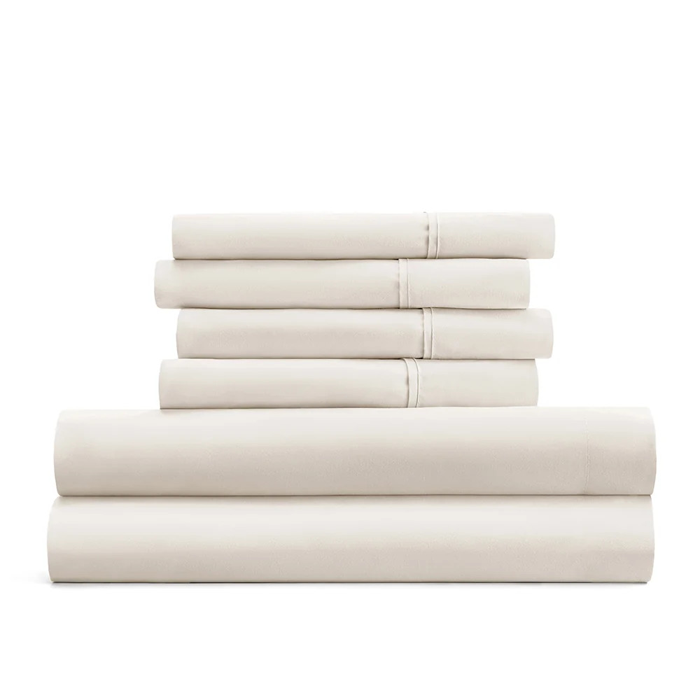 Ultra Soft 6-Piece Sheet Set \u2013 Wrinkle Resistant & Hypoallergenic | Linens and Hutch | Linens and Hutch